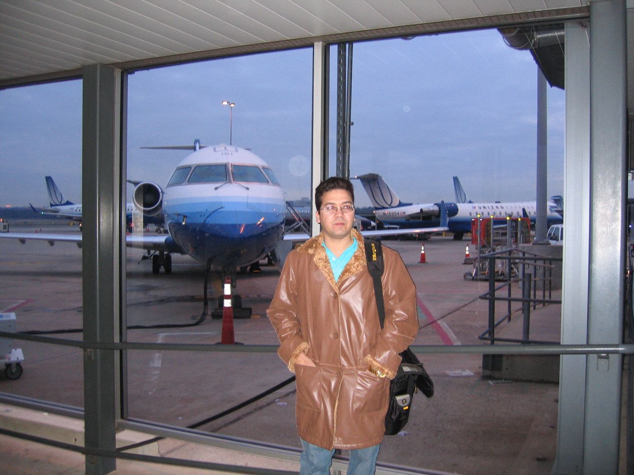 At Washington Airport- Going to New York